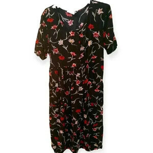 Vintage floral maxi dress